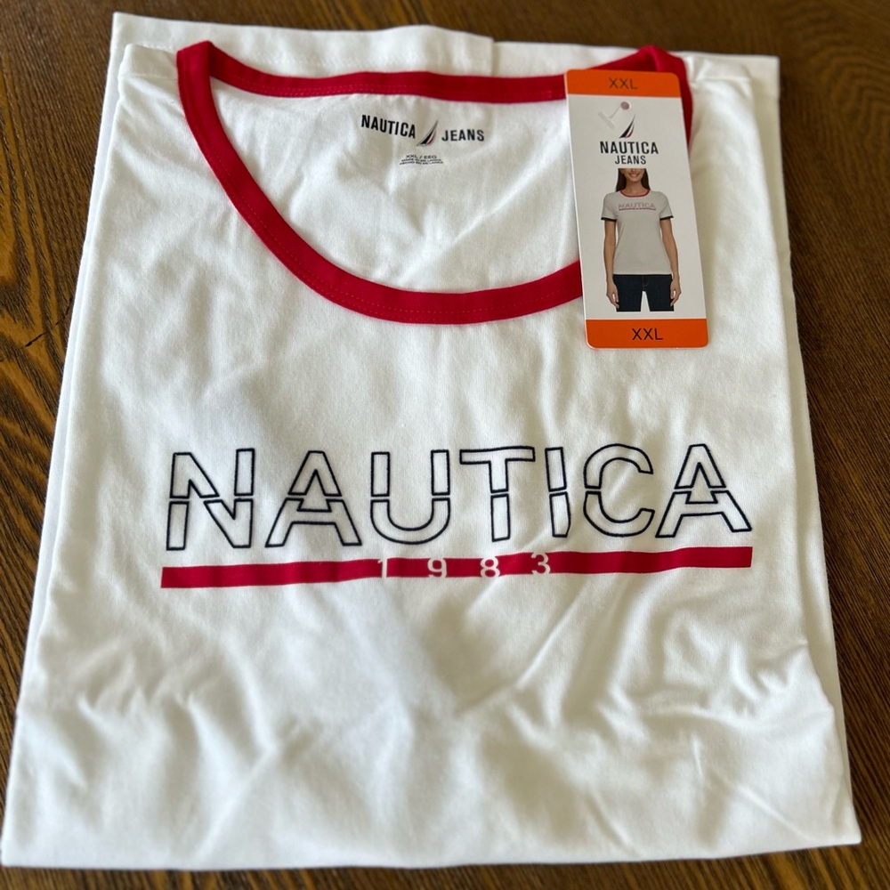 Womens Nautica Tee New Size XXL